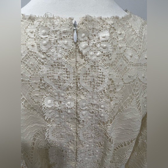 Vintage Dolce & Gabbana White Lace Dress with Pink Sash - Picture 13 of 16